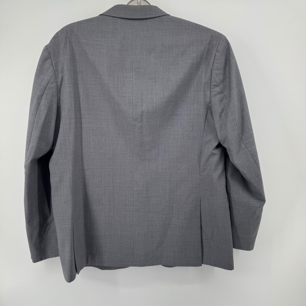 Jos‎ A Bank 1905 Mens 46 Regular Grey Wool Slim Fit Suit Blazer Jacket - Picture 3 of 13